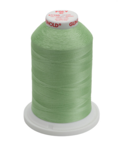 61100 - Light Grass Green Polyester Embroidery Thread - 40 Wt. 5,500 yd. Cone