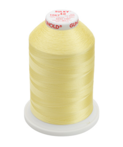 1067-Lemon Yellow Sulky™ Rayon Thread 40 Wt. 5,500 yd. Cone
