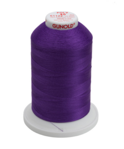 61122 - Purple Polyester Embroidery Thread - 40 Wt. 5,500 yd. Cone