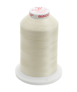 61476 - Vanilla Polyester Embroidery Thread - 40 Wt. 5,500 yd. Cone