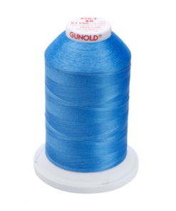 61196 - Blue Polyester Embroidery Thread - 40 Wt. 5,500 yd. Cone