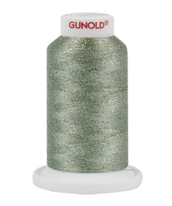 50555 - Teal with Gold Sparkle 30 Wt. Poly Sparkle™ 1,100 yd. Cone