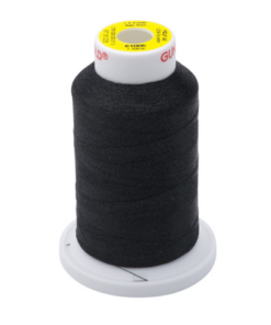 61005 - Black Polyester Embroidery Thread - 60 Wt. 1,650 yd. Cone
