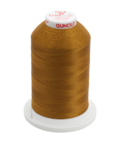 61384 - Red Brass Polyester Embroidery Thread - 40 Wt. 5,500 yd. Cone