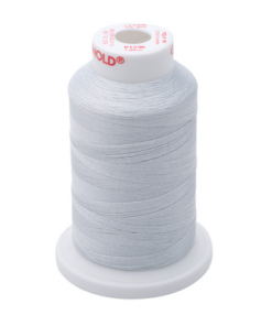 61236 - Light Silver Polyester Embroidery Thread - 40 Wt. 1,100 yd. Cone