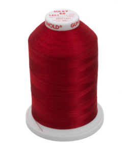 1401-Maroon Red Sulky™ Rayon Thread 40 Wt. 5,500 yd. Cone