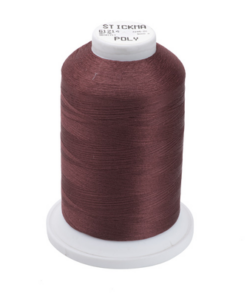 61214 - Medium Chestnut Polyester Embroidery Thread - 40 Wt. 5,500 yd. Cone