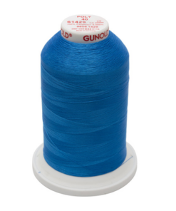 61429 - Bright Sapphire Polyester Embroidery Thread - 40 Wt. 5,500 yd. Cone