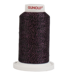 50643 - Piano Black with Pink Sparkle 30 Wt. Poly Sparkle™ 1,100 yd. Cone