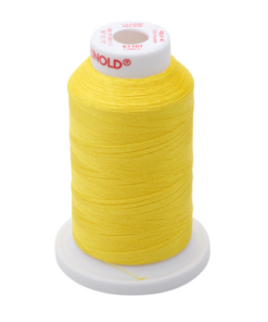 61187 - Mimosa Yellow Polyester Embroidery Thread - 40 Wt. 1,100 yd. Cone