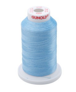 61222 - Light Baby Blue Polyester Embroidery Thread - 40 Wt. 1,100 yd. Cone