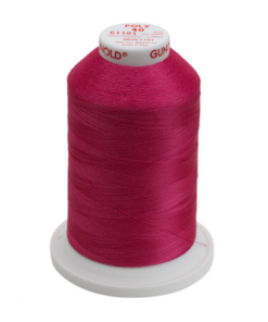 61191 - Dark Rose Polyester Embroidery Thread - 40 Wt. 5,500 yd. Cone