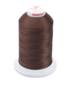 61129 - Brown Polyester Embroidery Thread - 40 Wt. 5,500 yd. Cone