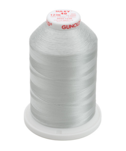 1236-Lt. Silver Sulky™ Rayon Thread 40 Wt. 5,500 yd. Cone