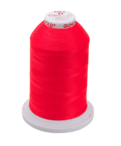61913 - Hot Pink Neon Polyester Embroidery Thread - 40 Wt. 5,500 yd. Cone