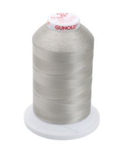 61366 - Greige Polyester Embroidery Thread - 40 Wt. 5,500 yd. Cone