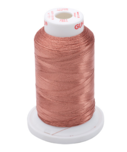 7011 - Lt. Copper Metallic Embroidery Thread - 30 Wt. 1,100 yd. Cone