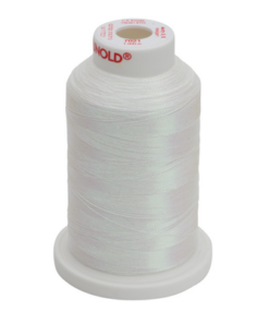 7021 - Prism White Metallic Embroidery Thread - 30 Wt. 1,100 yd. Cone