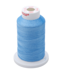 61029 - Medium Blue Polyester Embroidery Thread - 40 Wt. 1,100 yd. Cone