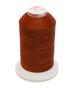 61390 - Medium Rust Polyester Embroidery Thread - 40 Wt. 5,500 yd. Cone