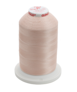 61477 - Light Blush Polyester Embroidery Thread - 40 Wt. 5,500 yd. Cone