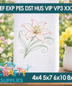 Alternative view of Sketch Flower Design Collection of 8