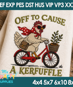 Kerfuffle Embroidery Design