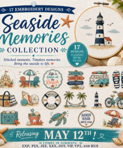 Seaside Memories Collection 17 Embroidery Designs