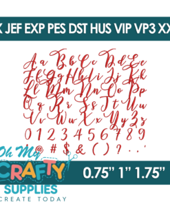 Alternative view of Signature Belle Embroidery Font (BX Included)