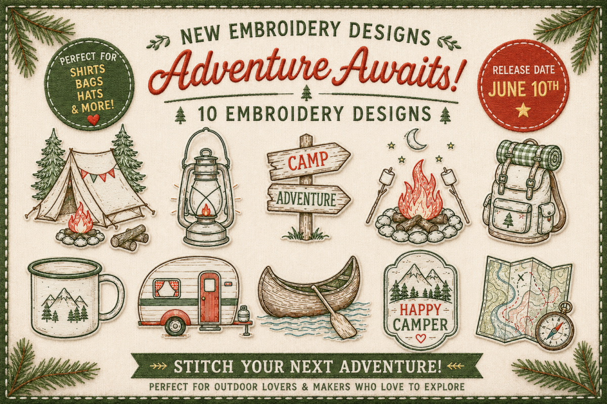 Adventure Awaits Collection of 10 Designs