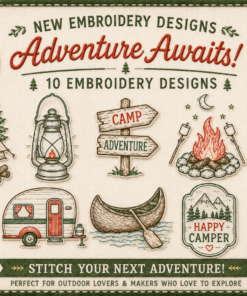 Adventure Awaits Collection of 10 Designs