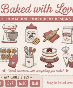 Baked with love Collection of 10 Designs