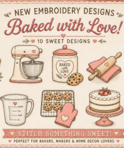 Baked with love Collection of 10 Designs
