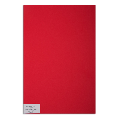 Puffy Foam (Red) 3mm 12 in. X 18 in.