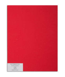 Puffy Foam (Red) 3mm 9 in. X 12 in.