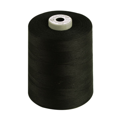 Bobby Syn 100 Black Spun Polyester Bobbin Thread 16,404 yd. Cone