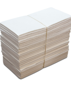 Quick Tear 9802 Embroidery Cap Backing - White 4 in. x 8 in. 500 pc Bundle