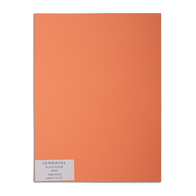 Puffy Foam (Orange) 3mm 9 in. X 12 in.