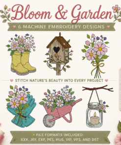 Bloom & Garden Collection of 6 Designs