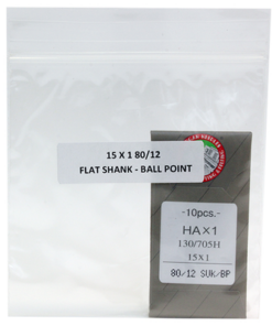 Flat Shank Needle 80/12 Ballpoint 10 Needles Per Package