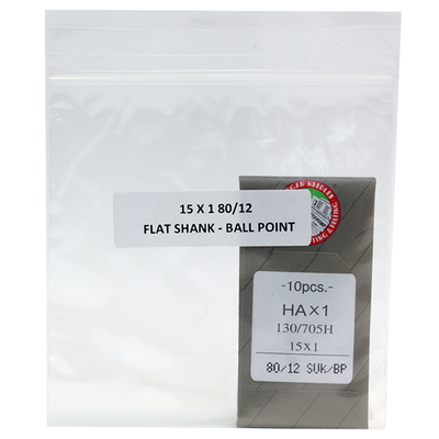 Flat Shank Needle 80/12 Ballpoint 10 Needles Per Package