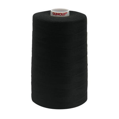 Bobby Syn 100 Black Spun Polyester Bobbin Thread 16,404 yd. Cone