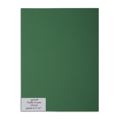 Puffy Foam (Forest Green) 3mm 9 in. X 12 in.
