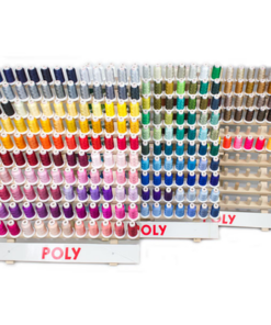 Poly Thread - 300 Color Assortment - 1,100 yd Mini King Cones and 3 Wooden Racks