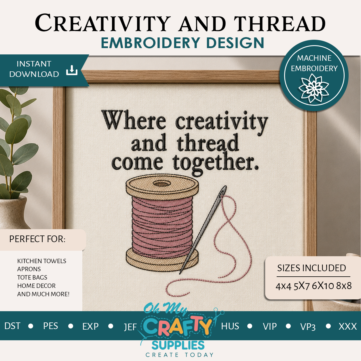 Creativity and Thread Embroidery Design