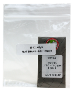 Flat Shank Needle 65/9 Ballpoint 10 Needles Per Package