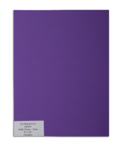 Puffy Foam (Purple) 3mm 9 in. X 12 in.