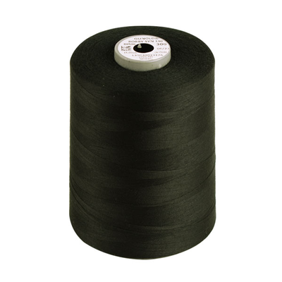Bobby Syn 130 Black Spun Polyester Bobbin Thread 16,404 yd. Cone
