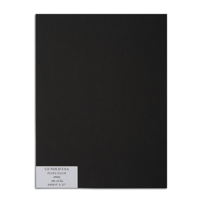 Puffy Foam (Black) 6mm 9 in. X 12 in.