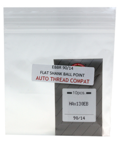 Flat Shank Needle 90/14 EBBR Ballpoint 10 Needles Per Package (Brother PR and Baby Lock)